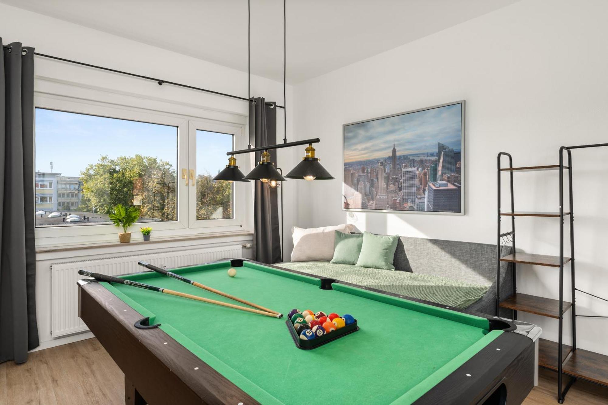 Homely-Apartment Manhattanart, Zentral, Parkplatz, Billard,Ps4, Dart, Balkon Bielefeld Zewnętrze zdjęcie